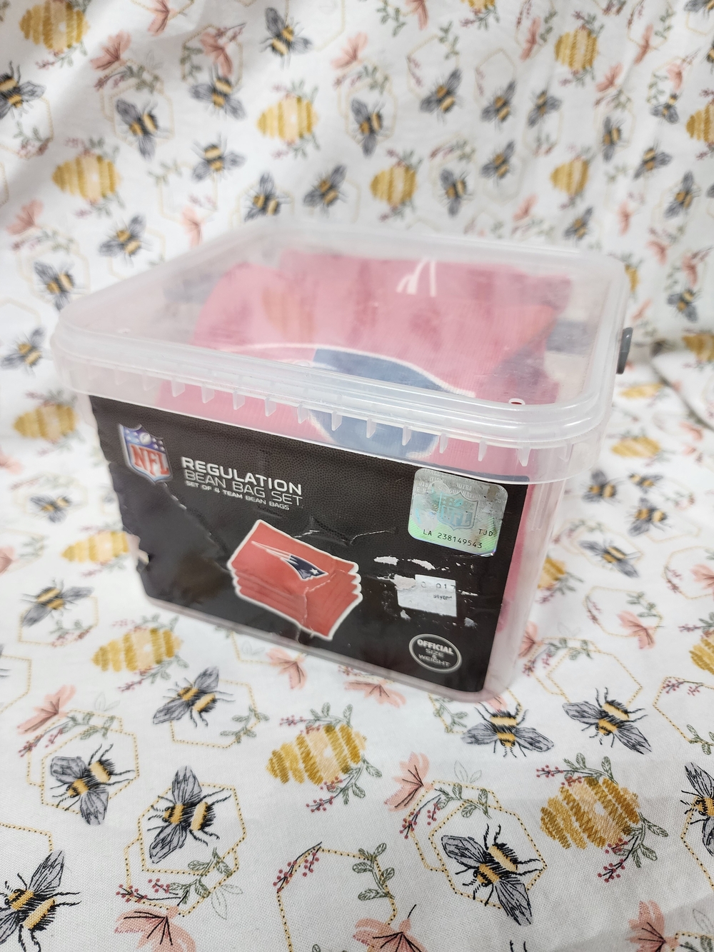 NFL Regulation Bean Bag Set - New England Patriots Red Bags